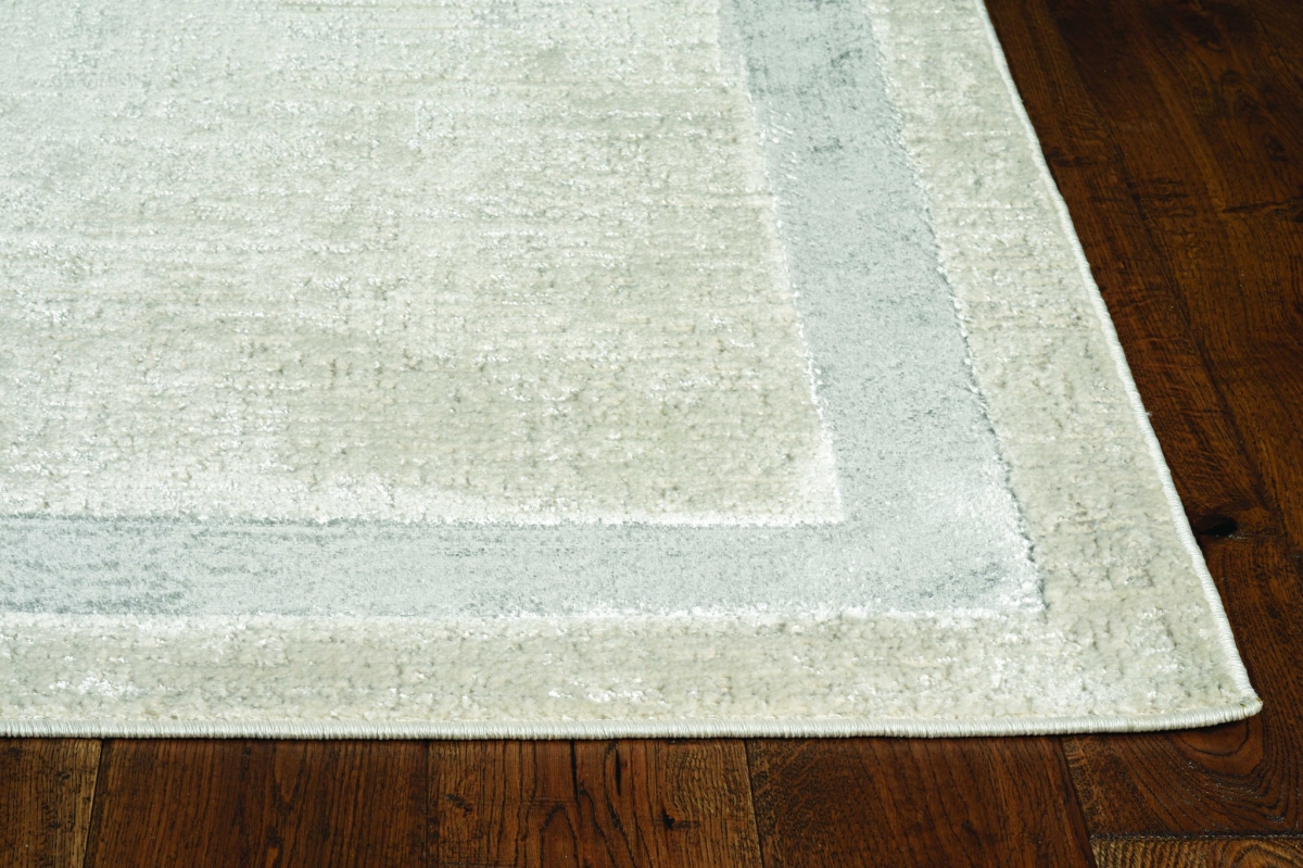 39 x 59 in. Ivory or Silver Polypropylene or Polyester Rug