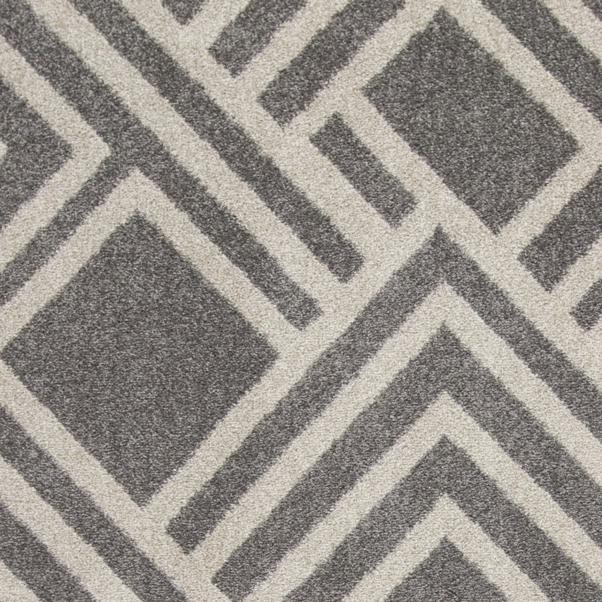 79 x 114 in. Grey Polypropylene Rug