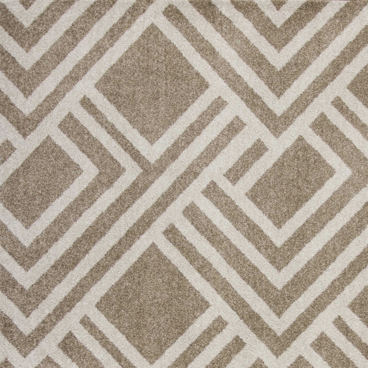91 x 130 in. Beige Polypropylene Rug