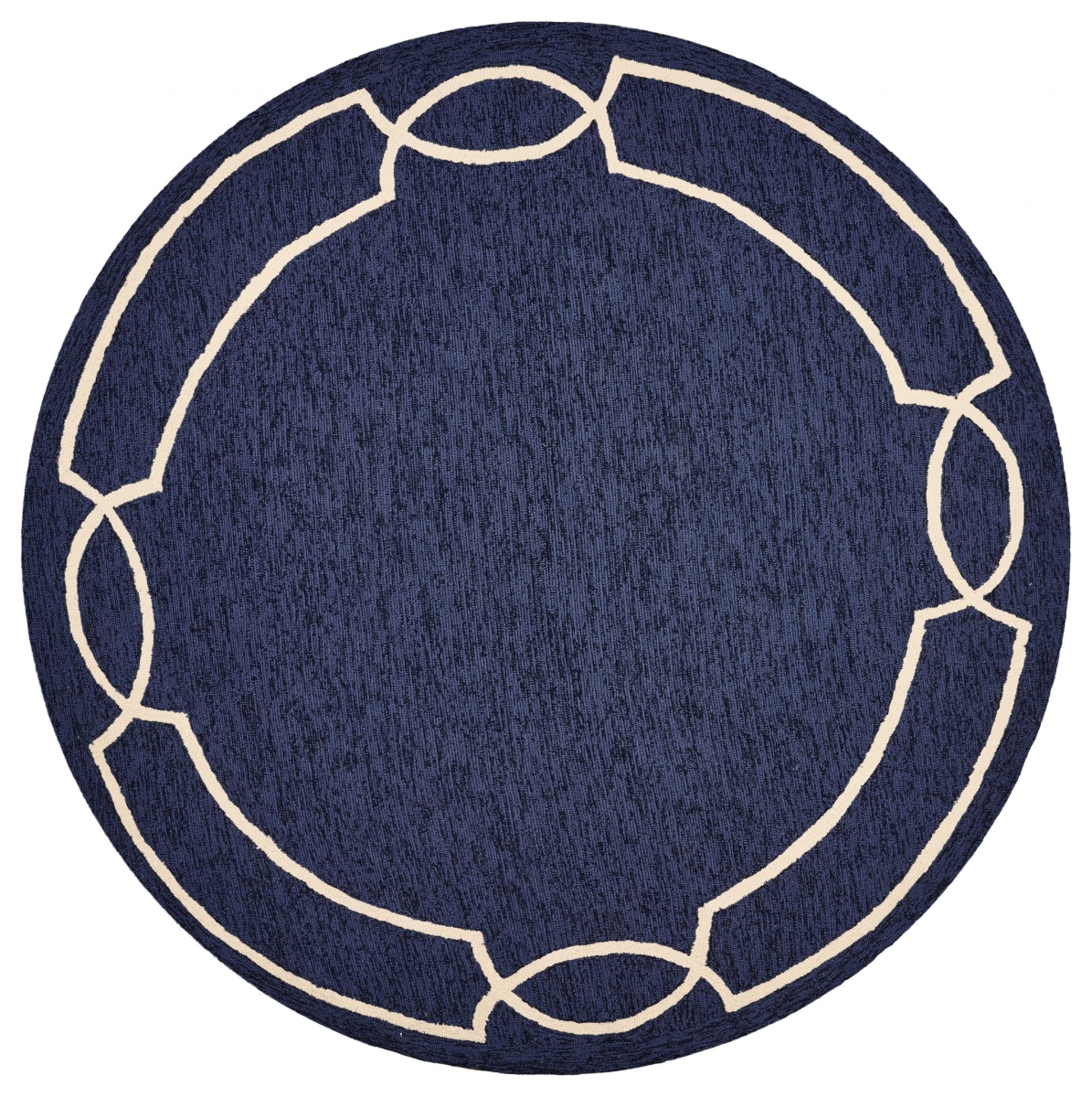 78 x 114 in. Ocean Polypropylene Rug