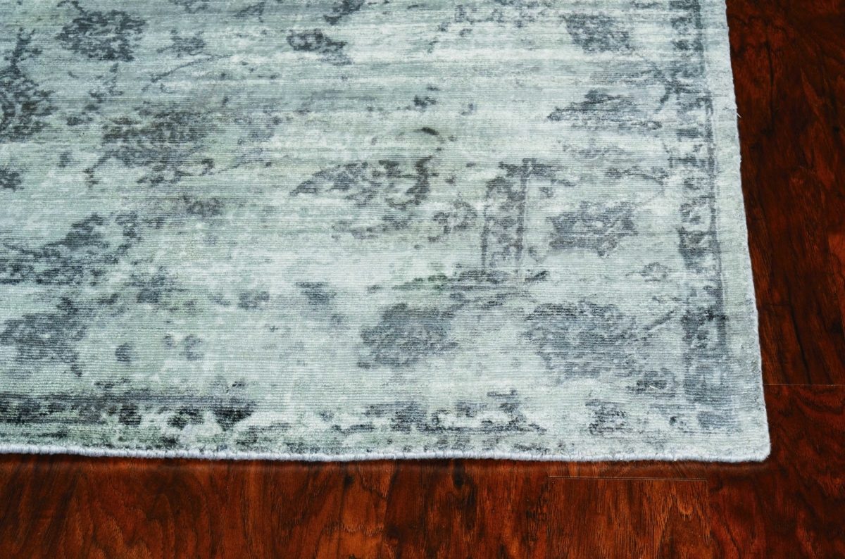 39 x 63 in. Gray Viscose Rug