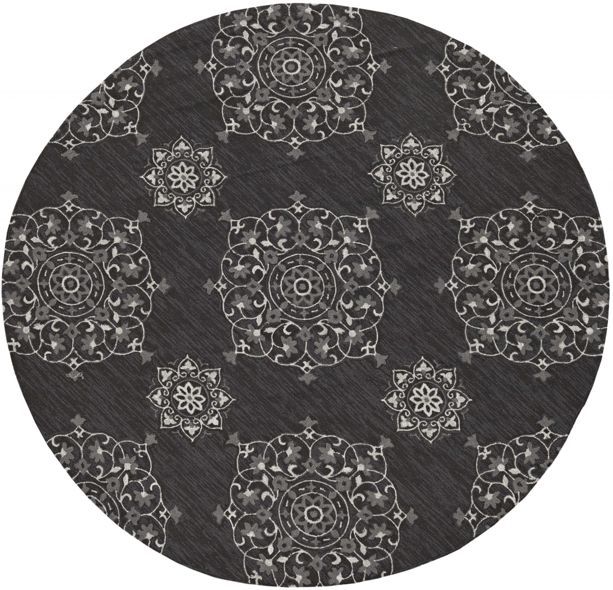 60 x 90 in. Charcoal Polypropylene Rug