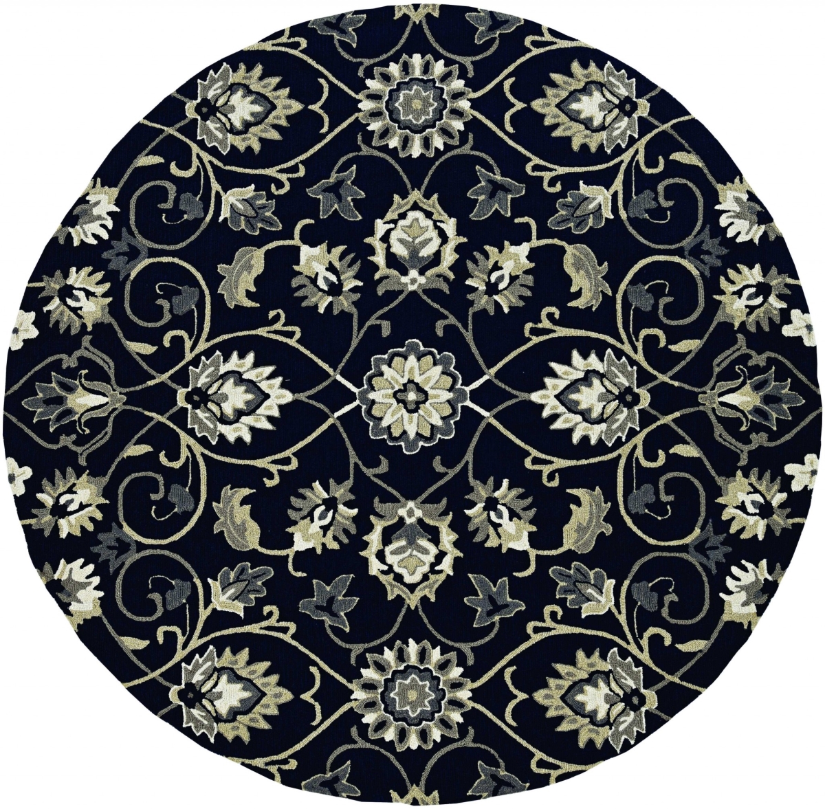 60 x 90 in. Navy Polypropylene Rug