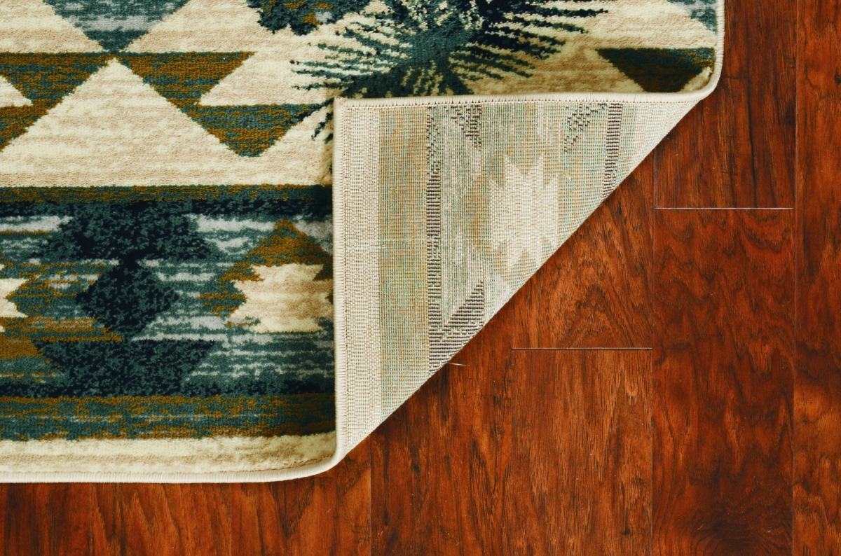108 x 144 in. Ivory or Blue Polypropylene Rug