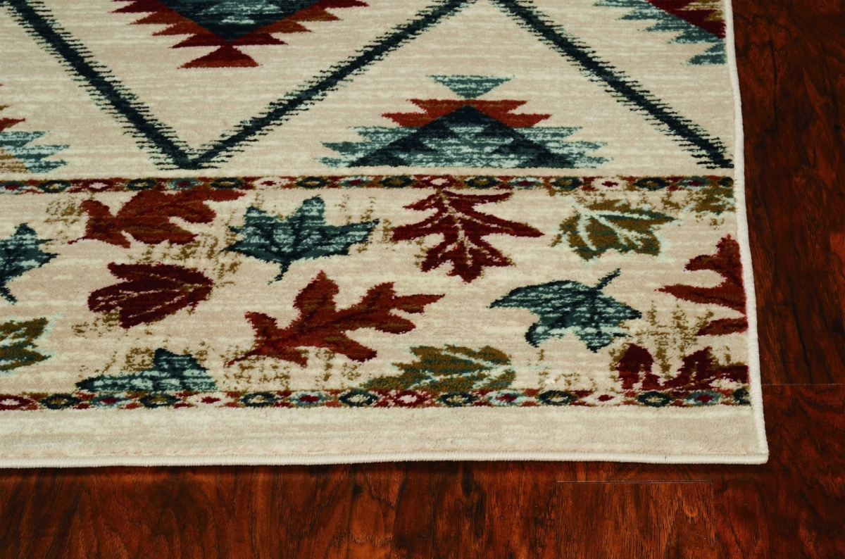 39 x 63 in. Ivory Polypropylene Rug