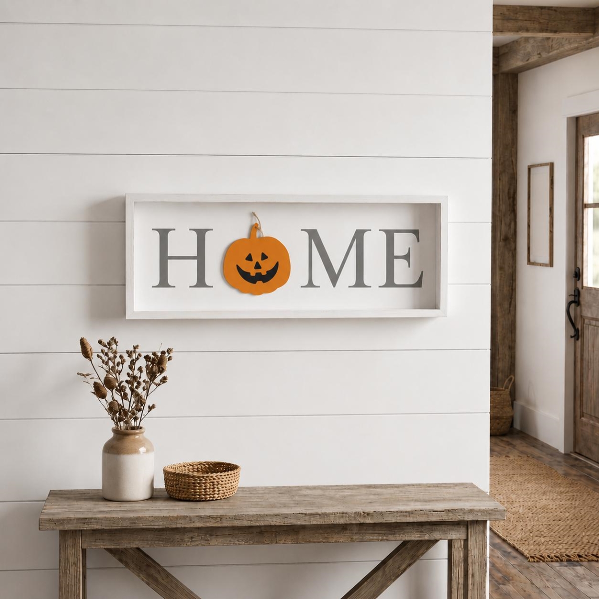 765103 9 x 23 in. Gray & White Celebration Home Wood Wall Decor