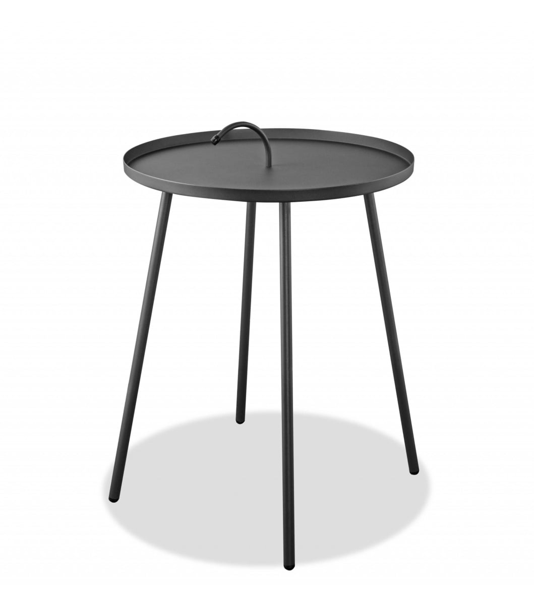 20 x 20 x 25 in. Gray Side Table