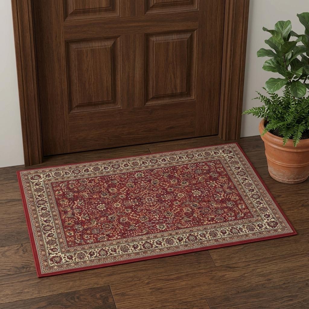 575313 2 x 3 ft. Red & Ivory Oriental Area Rug