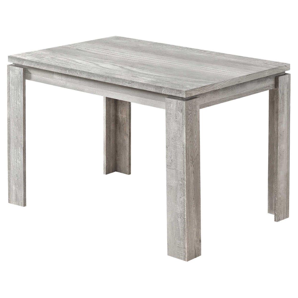 48 x 32 x 30.5 in. Reclaimed Wood-Look Dining Table, Grey