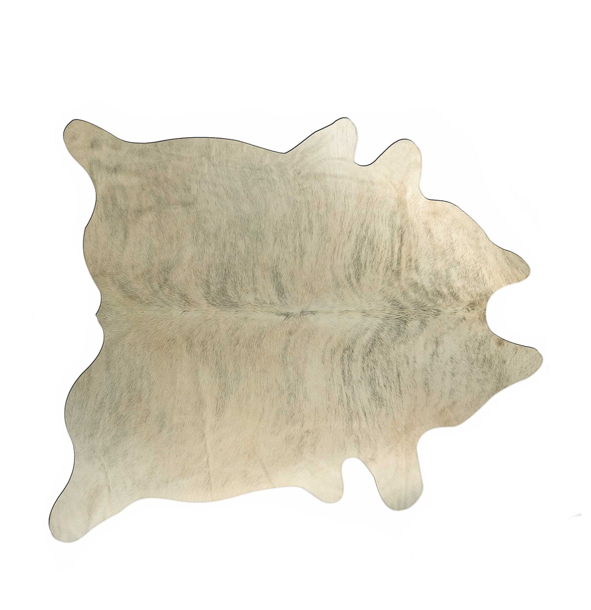 293177 0.25 x 6 x 7 in. Kobe Exotic Cowhide Rug  Light Brindle