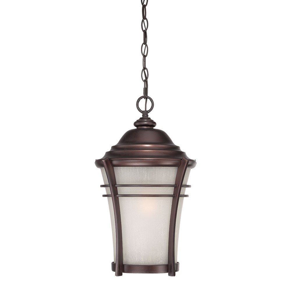 Picture of HomeRoots 397985 18.5 x 10.5 x 10.5 in. Vero 1-Light Architectural Bronze Hanging Light