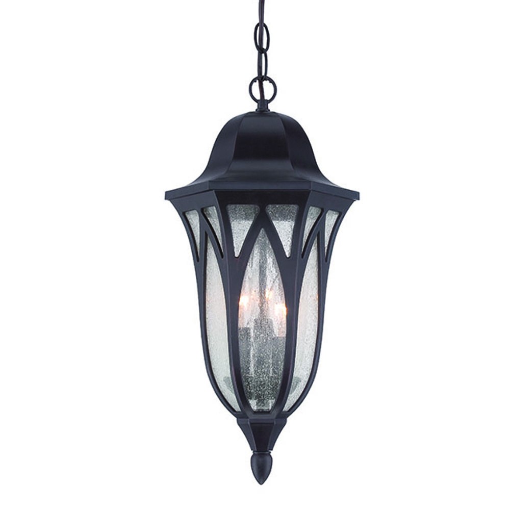Picture of HomeRoots 397989 19.5 x 9 x 9 in. Milano 3-Light Oil-Rubbed Bronze Hanging Light