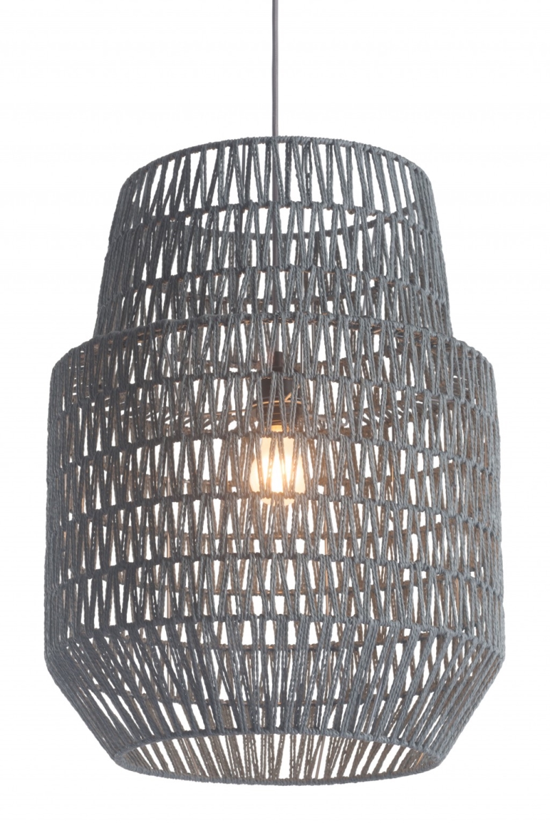 391883 Night Sky Zig Zag Ceiling Lamp, Gray