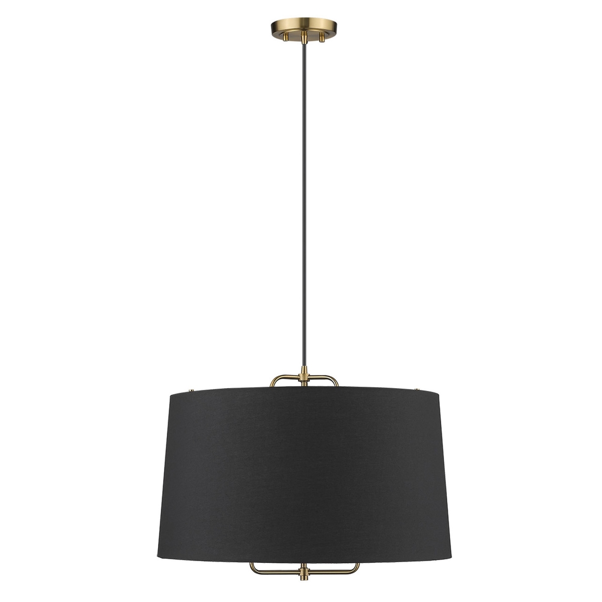 17 x 24 x 24 in. Lamia 3-Light Gold Mini Pendant