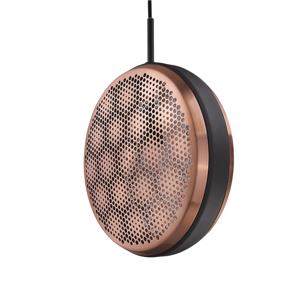 16.75 x 5.5 x 13.5 in. Tholos 1-Light Matte Black Pendant