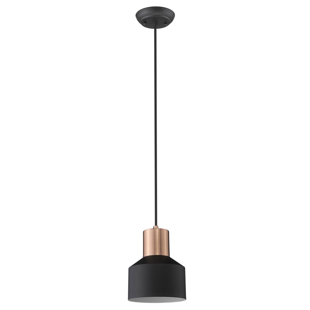 8 x 6.25 x 6.25 in. Ingo 1-Light Matte Black Pendant