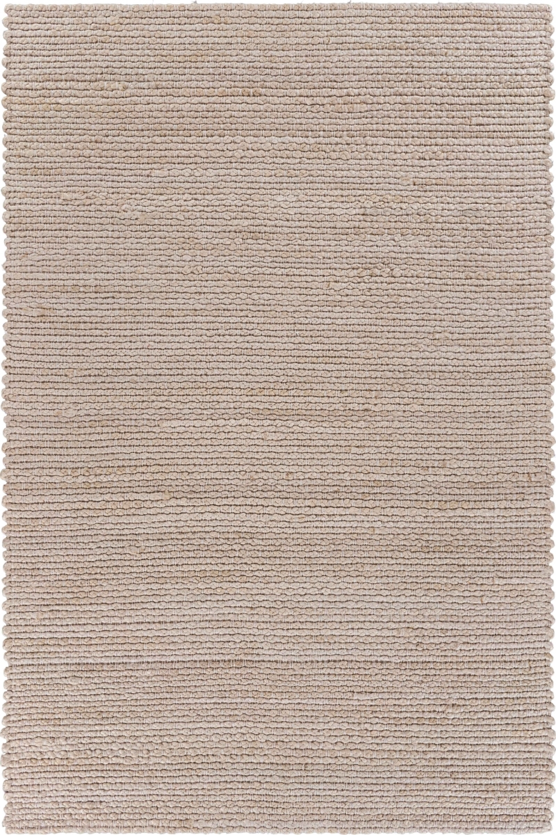 Natural Bleached Contemporary Area Rug - 5' x 8'