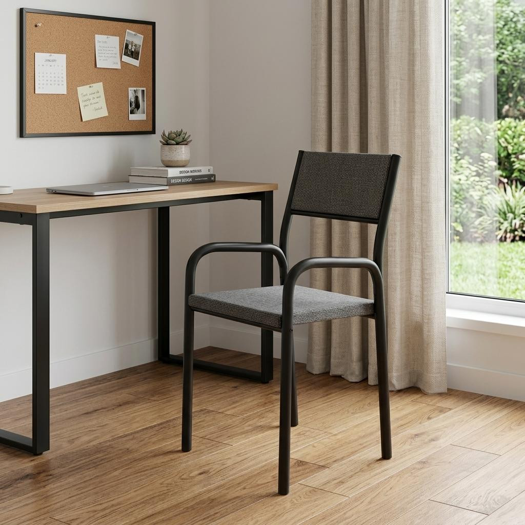 724248 Charcoal & Black Office Chair