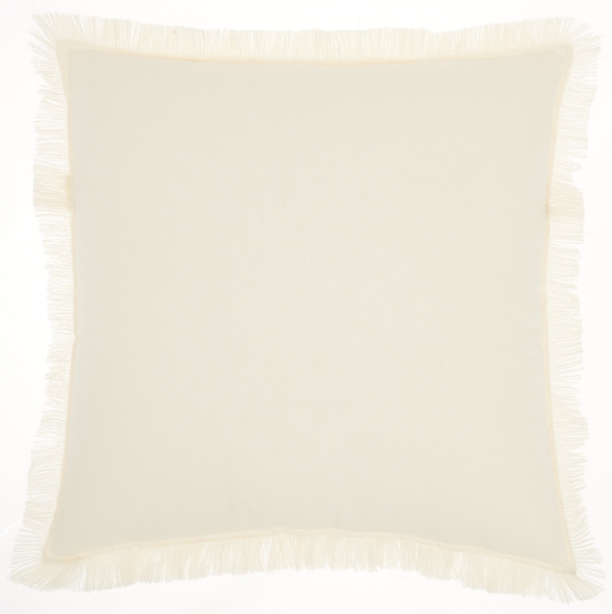Picture of Homeroots 386344 18 x 18 in. Solid Contemporary Throw Pillow, Ivory
