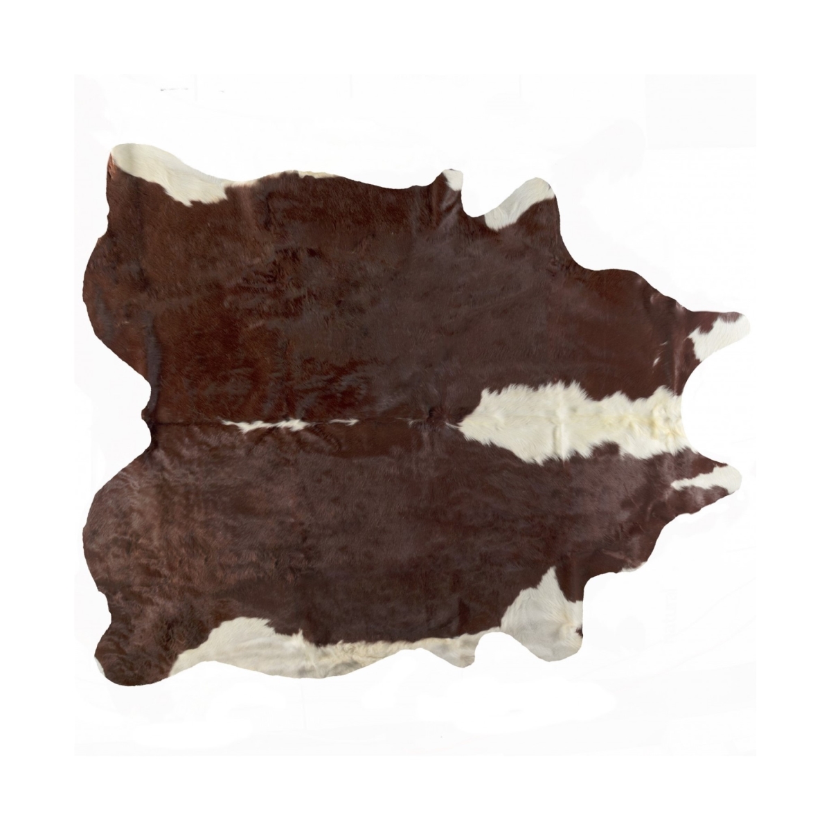 6 x 7 ft. Brown & White Natural Cowhide Area Rug