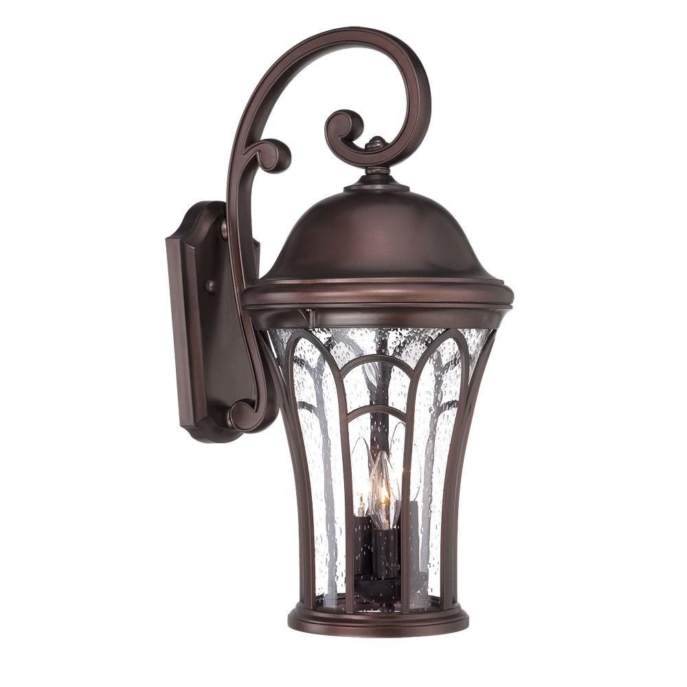 Highgate 3-Light Wall Light - Architectural Bronze - 22.5in. H x 10.5in. W - Durable MarbleX