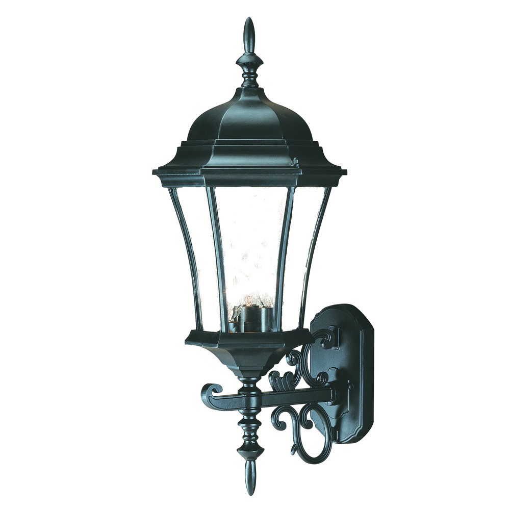 24 x 9.25 x 10.5 in. Bryn Mawr 3-Light Matte Black Wall Light