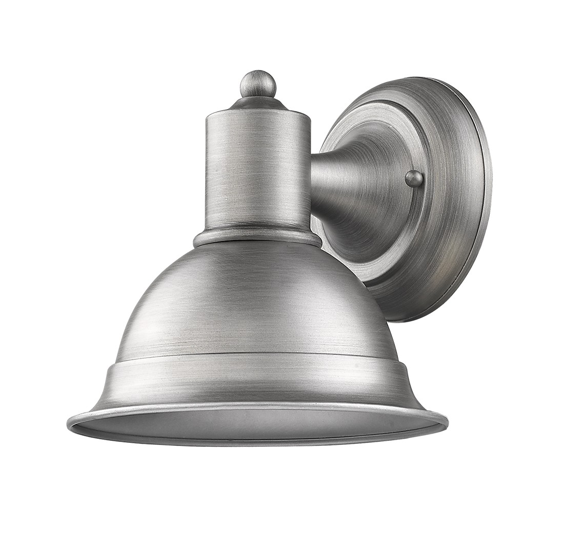 Picture of HomeRoots 398464 8.25 x 8 x 8.5 in. Colton 1-Light Matte Nickel Wall Light