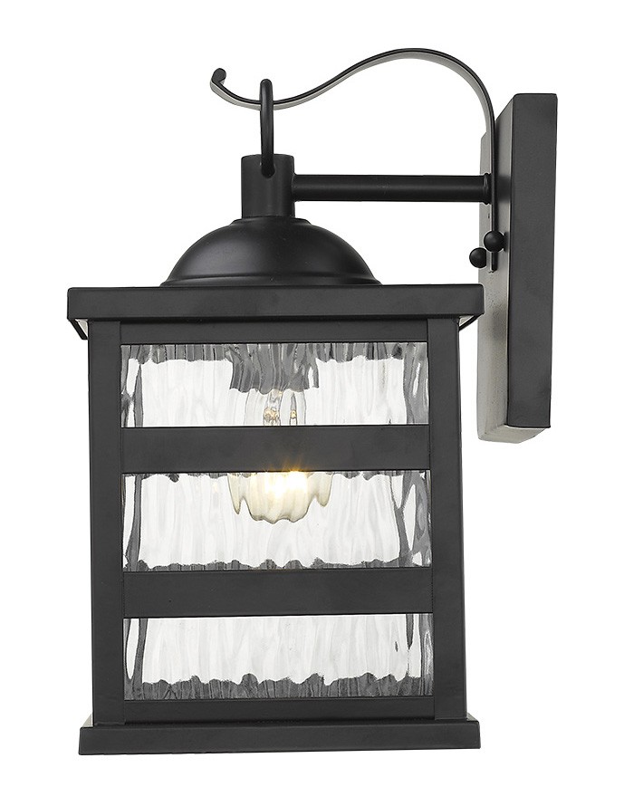 Picture of HomeRoots 398481 13 x 7 x 8.75 in. Morris 1-Light Matte Black Wall Light