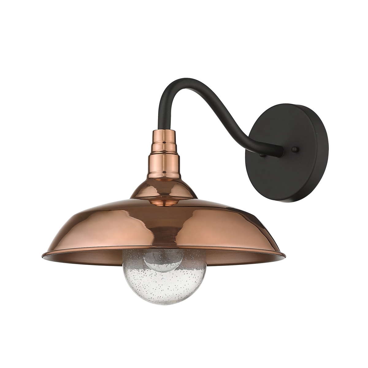 Picture of Homeroots Lighting 398491 Burry 1-Light Copper Wall Light