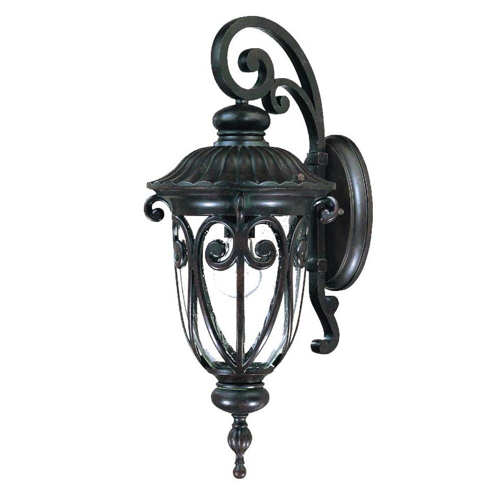 Picture of HomeRoots 398508 22.75 x 9.38 x 11.63 in. Naples 1-Light Marbelized Mahogany Wall Light