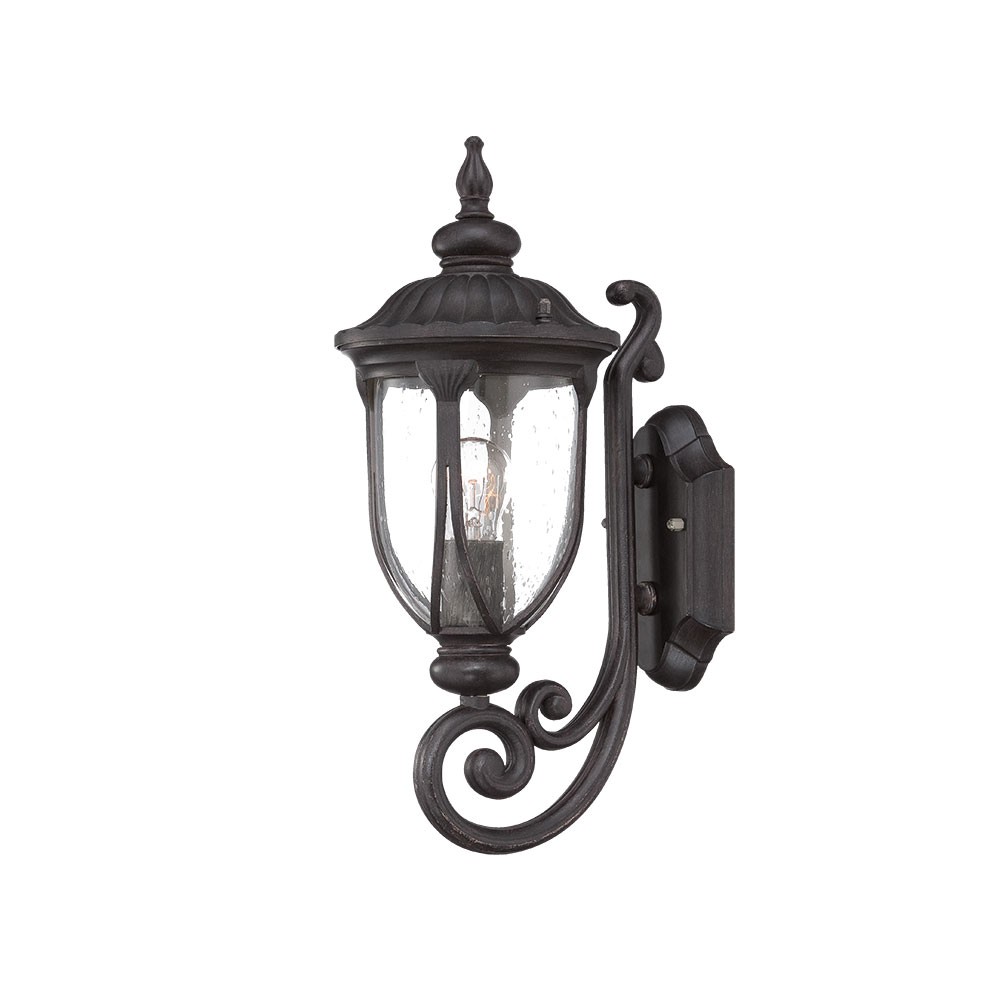 Picture of HomeRoots 398509 16.5 x 6.75 x 9 in. Laurens 1-Light Black Coral Wall Light