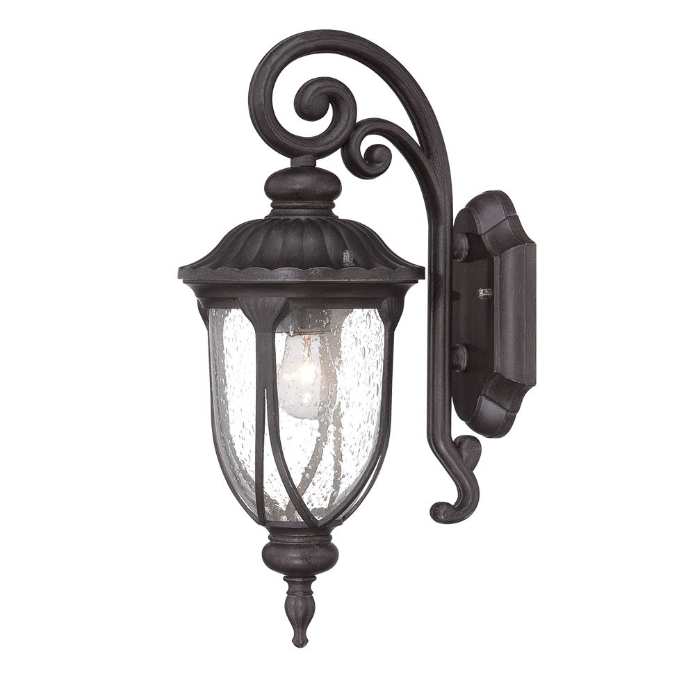 Picture of HomeRoots 398511 16.5 x 6.75 x 9 in. Laurens 1-Light Black Coral Wall Light