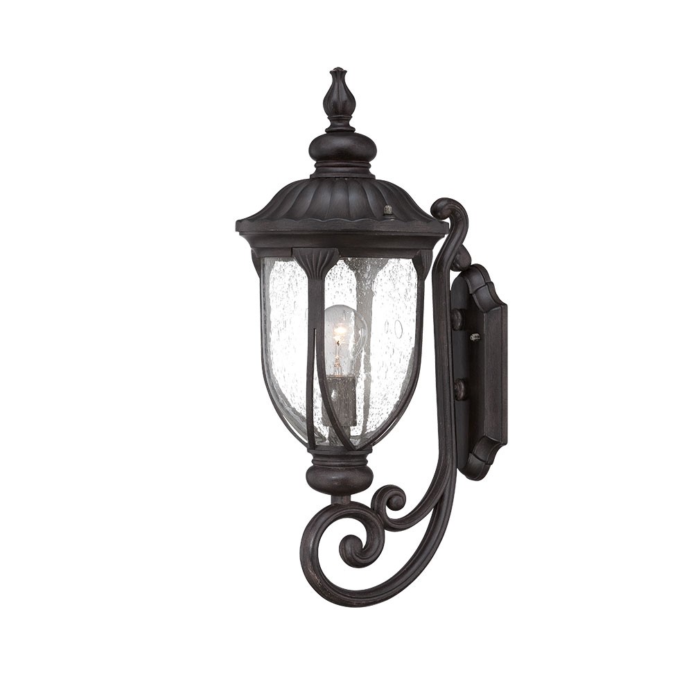 Picture of HomeRoots 398513 Laurens 1-Light Black & Coral Wall Light