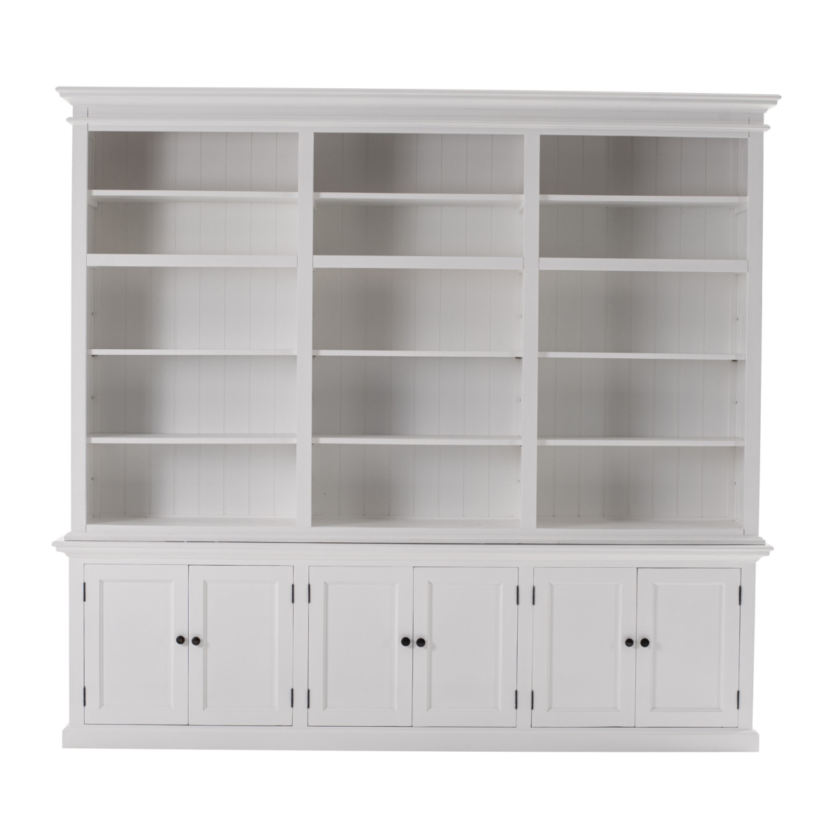 Picture of Homeroots 397128 Triple Bay Hutch Unit&#44; Classic White