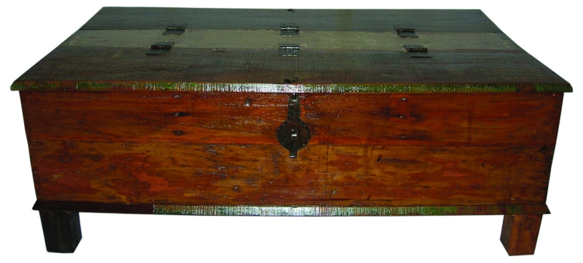 Toned Wooden Coffee Table, Brown & Natural