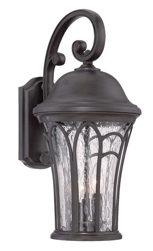 Picture of HomeRoots 398539 16 x 7.5 x 9.63 in. Highgate 1-Light Black Coral Wall Light