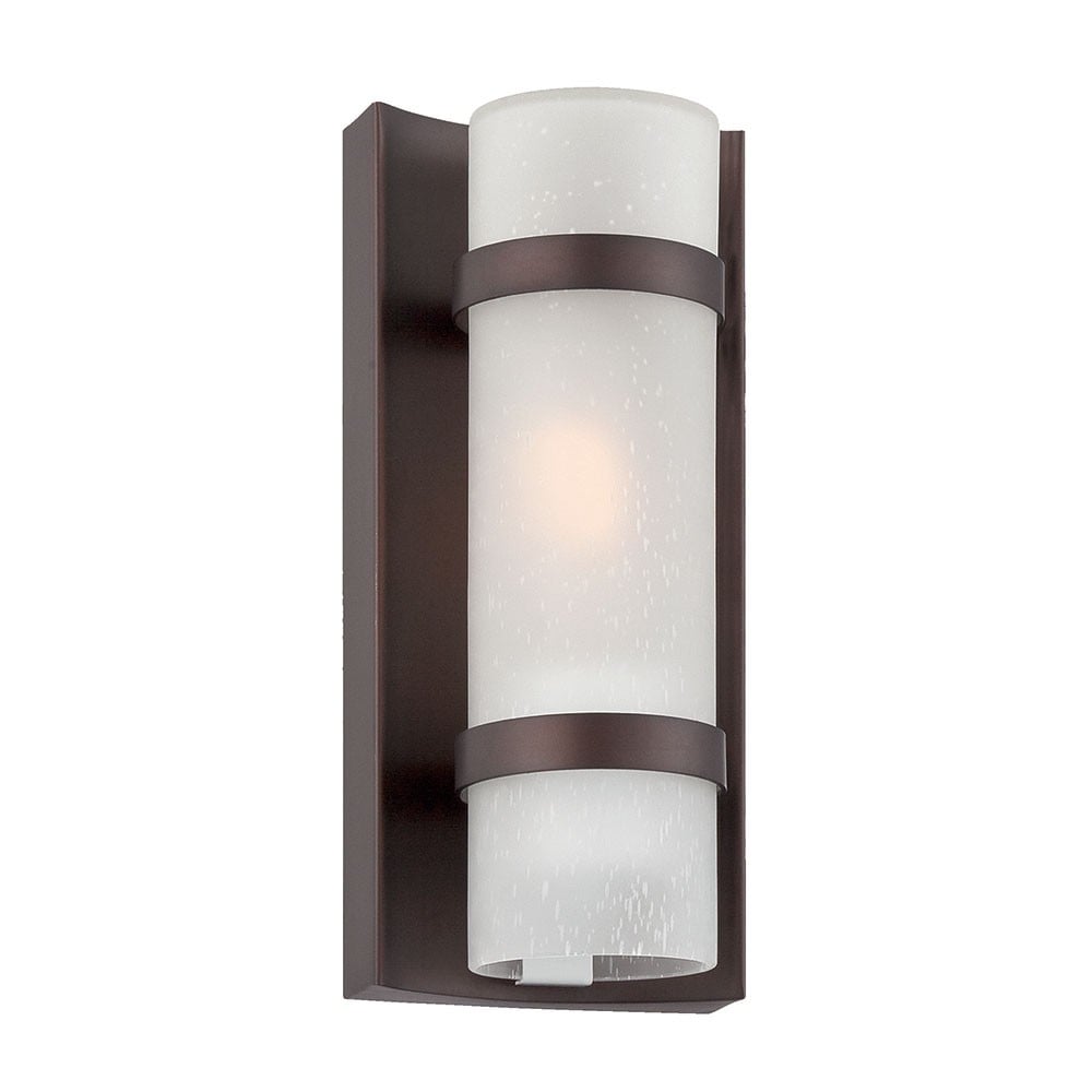 9.75 x 4.25 x 4 in. Apollo 1-Light Architectural Bronze Wall Sconce