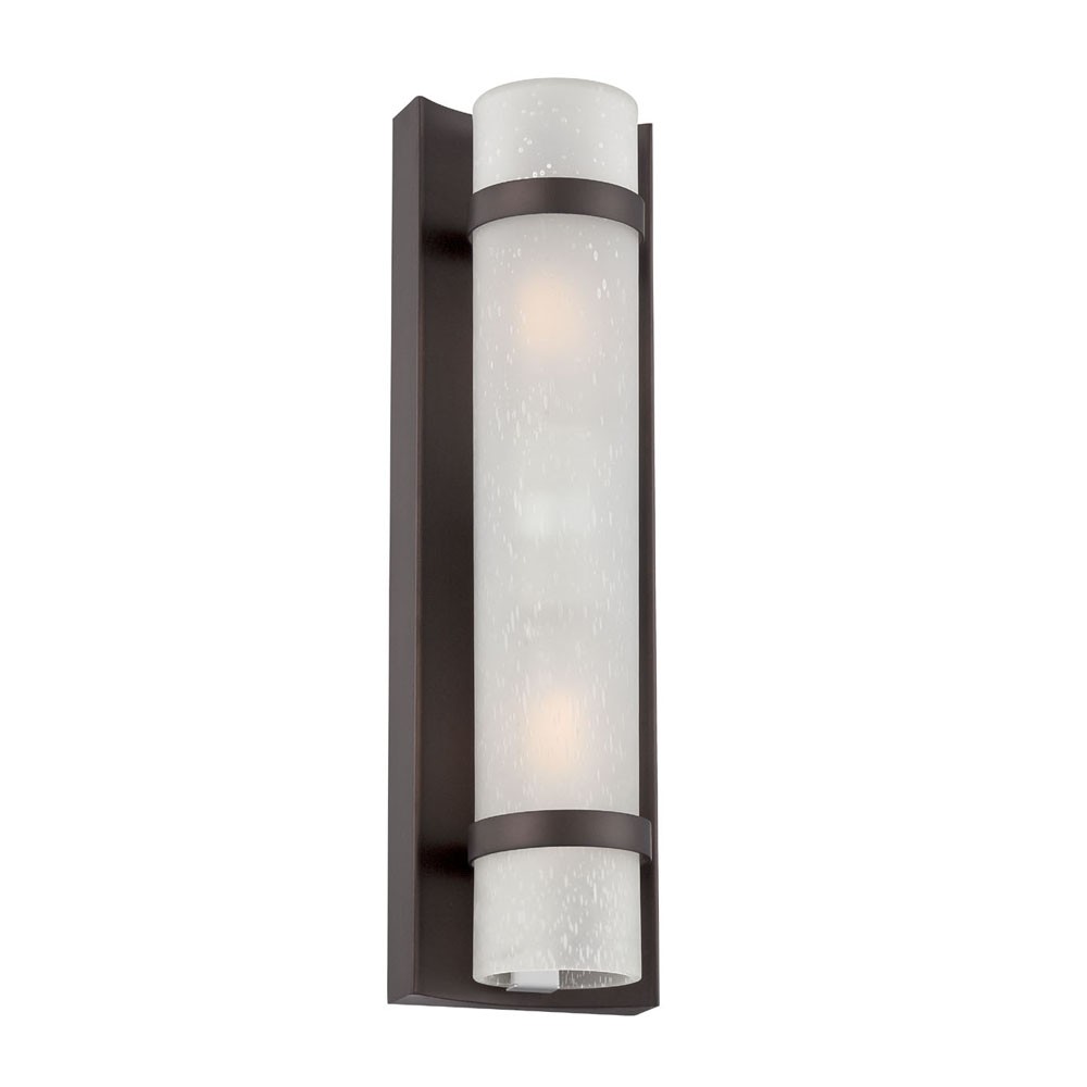 15.38 x 4.38 x 4 in. Apollo 2-Light Architectural Bronze Wall Sconce