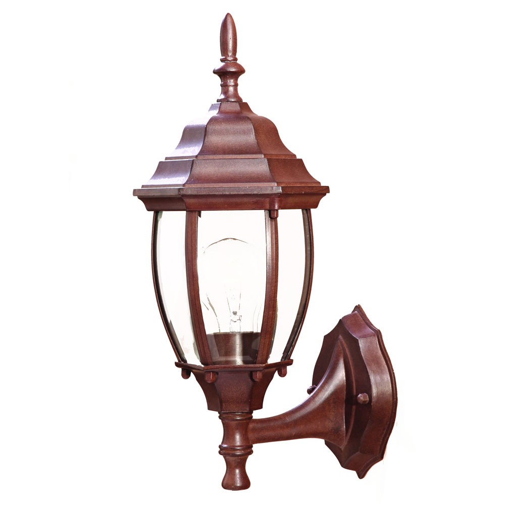 Picture of HomeRoots 398565 15.5 x 6.25 x 7.75 in. Wexford 1-Light Burled Walnut Wall Light