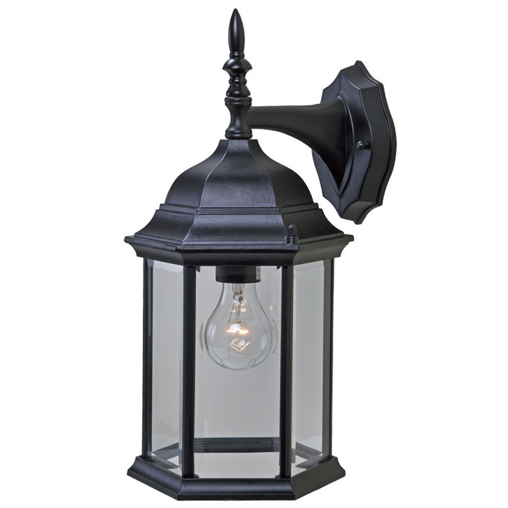 Picture of HomeRoots 398581 15.5 x 8 x 8.25 in. Craftsman 2 1-Light Matte Black Wall Light
