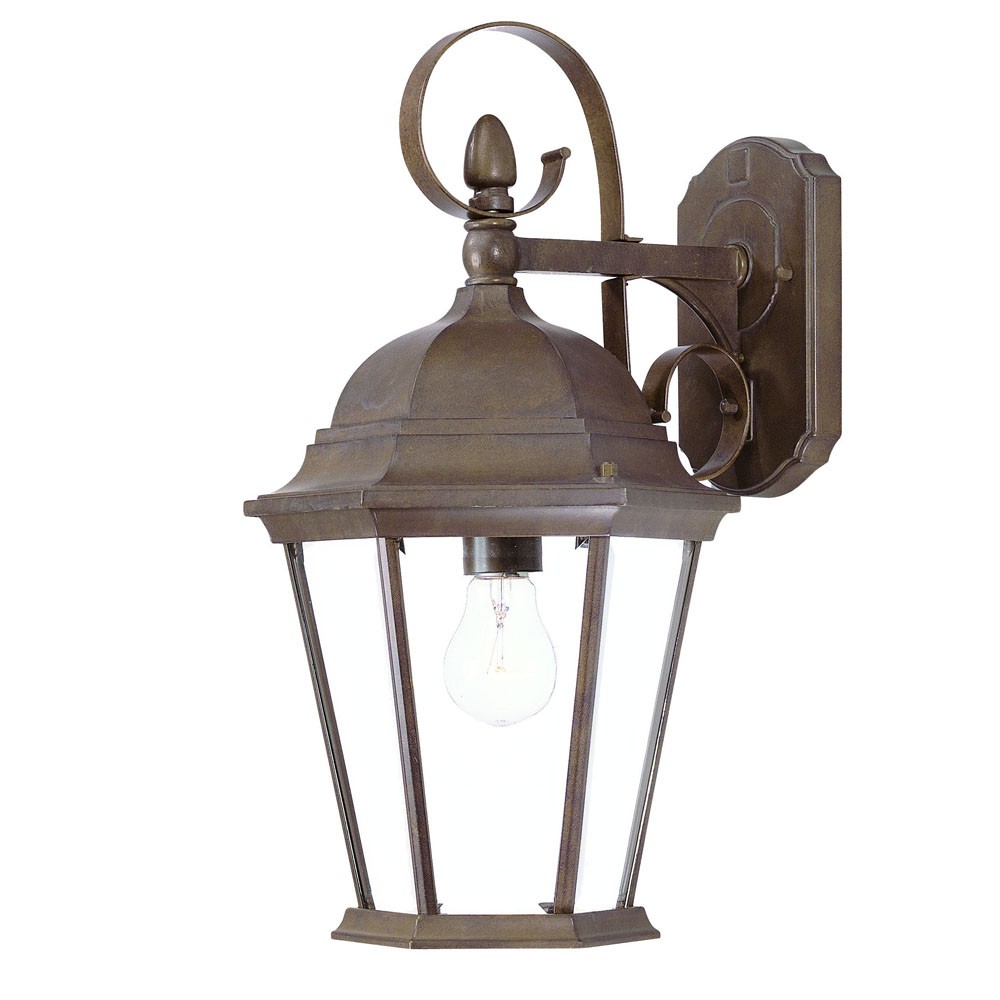 Picture of HomeRoots 398604 New Orleans 1-Light Burled Walnut Wall light
