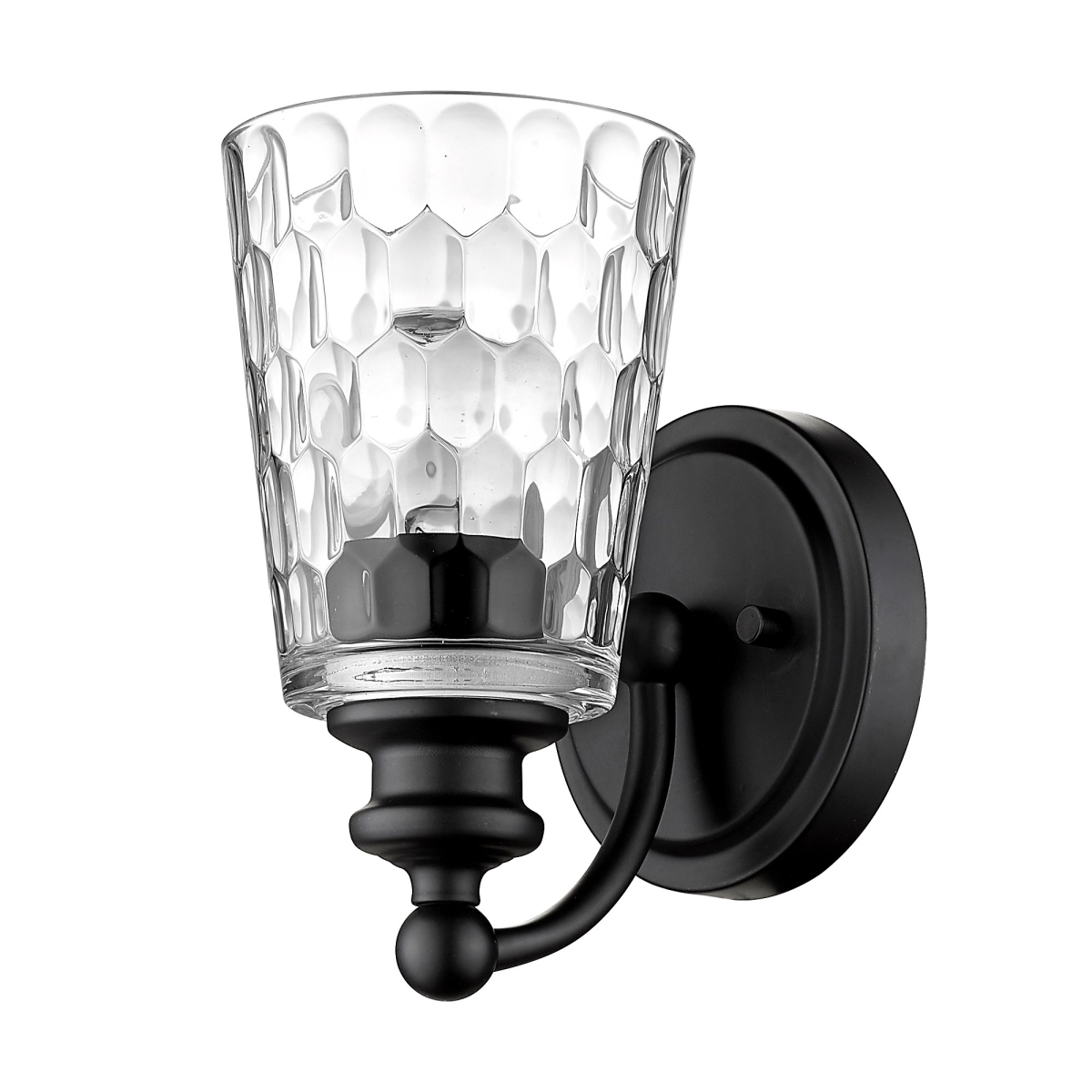 8.5 x 5 x 6.75 in. Mae 1-Light Matte Black Sconce