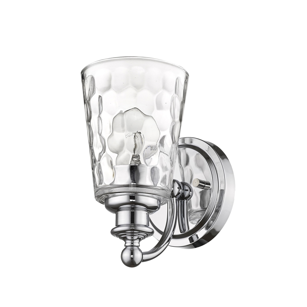 8.5 x 5 x 6.75 in. Mae 1-Light Chrome Sconce