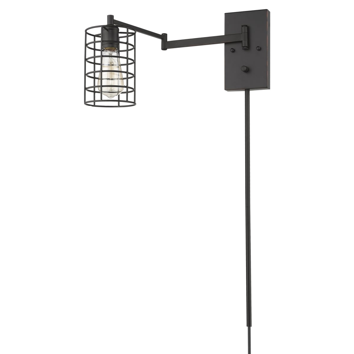 32 x 5 x 20.75 in. Jett 1-Light Oil-Rubbed Bronze Sconce