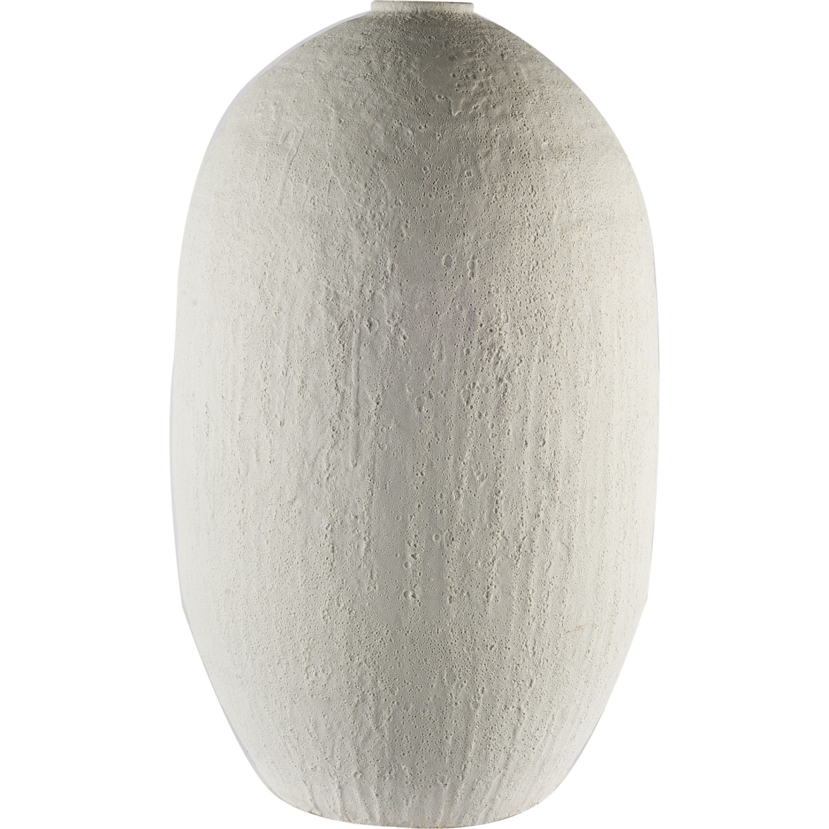Picture of HomeRoots 392189 Narrow Textured Ceramic Vase, White
