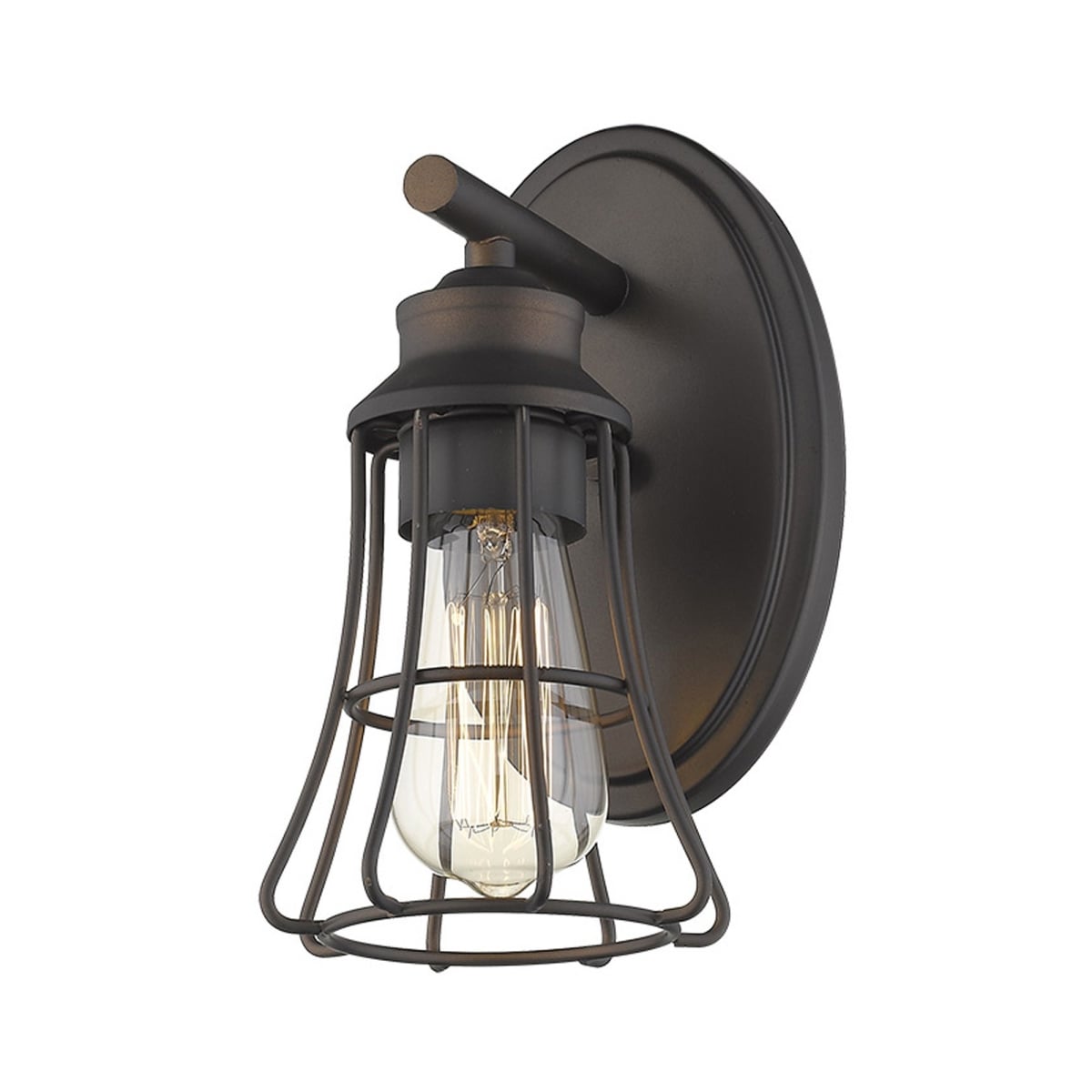9.75 x 5 x 6.25 in. Piers 1-Light Oil-Rubbed Bronze Sconce