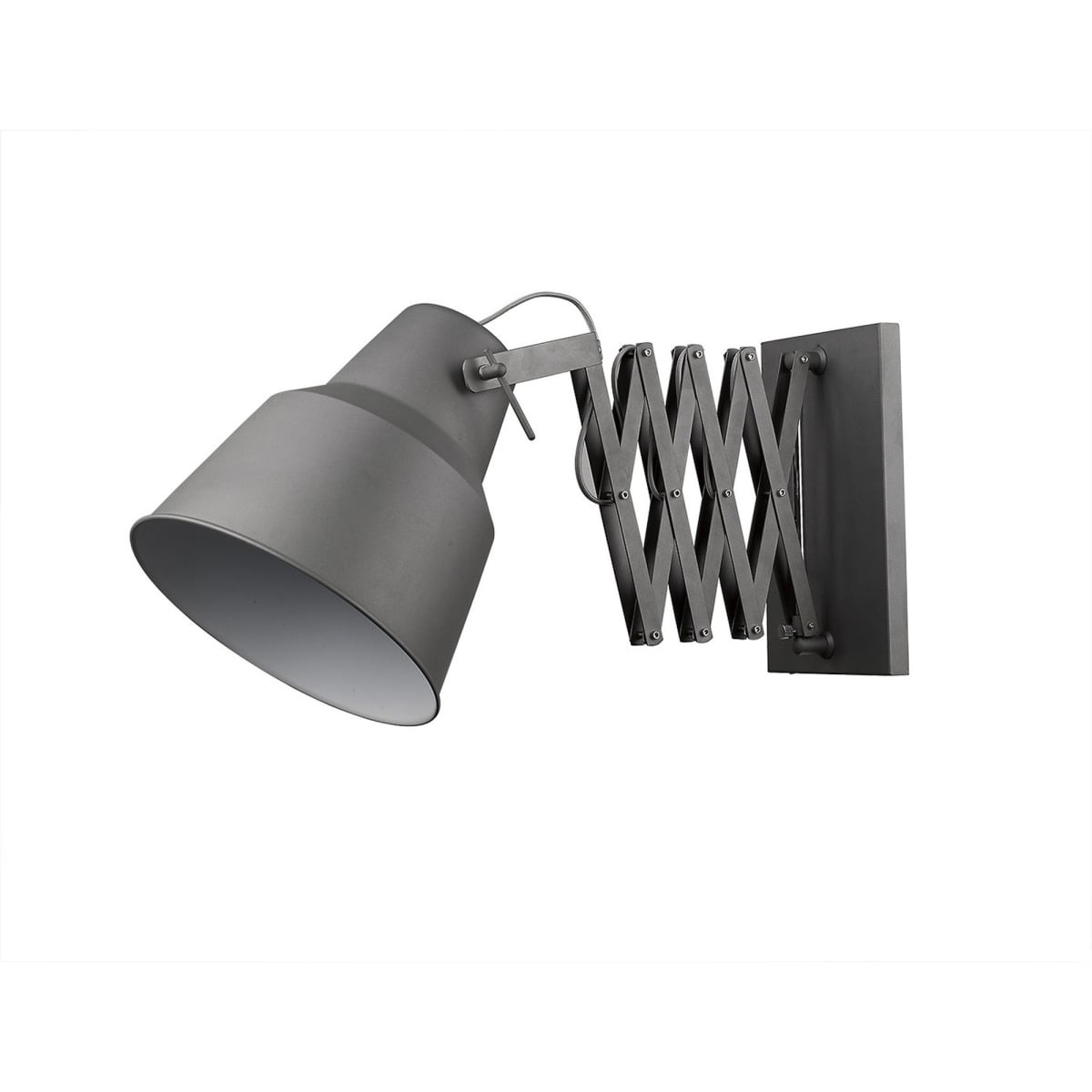 13.75 x 12.25 x 50 in. Plexus 1-Light Gray Sconce