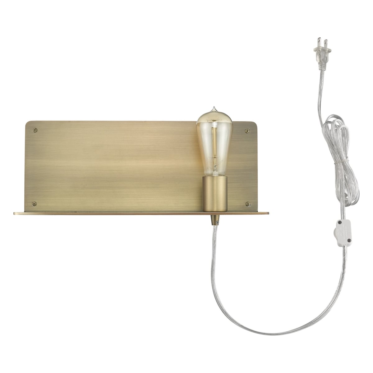 6 x 15 x 5 in. Arris 1-Light Aged Brass Sconce