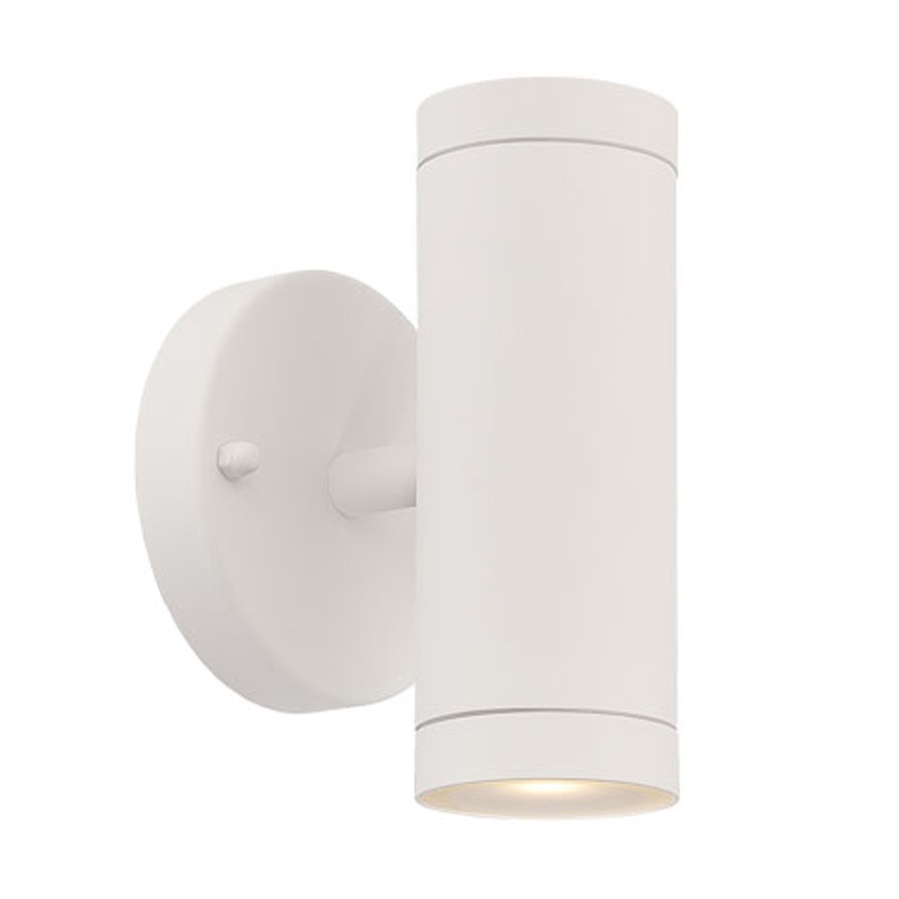 Picture of HomeRoots 398819 6.5 x 4.38 x 4.63 in. Integrated LED 2-Light Textured White Wall Light