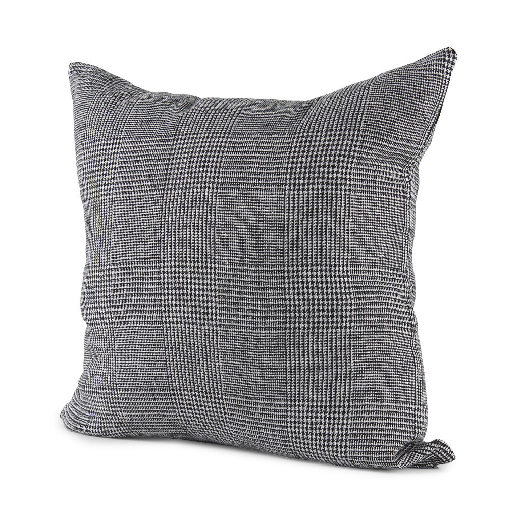 20 x 20 x 20 in. White & Black Pattern Throw Pillow Cover